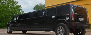 Hummer Stretchlimousine schwarz